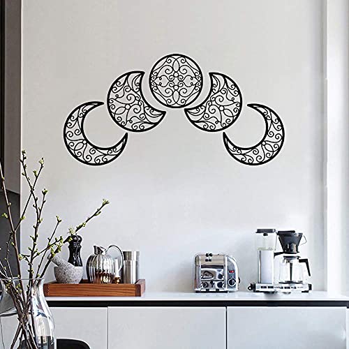 Moon Appearance Wall Art Decoration  (5 Pieces)