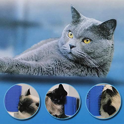 2 Pack Softer Cat Corner Self Groomer with Catnip