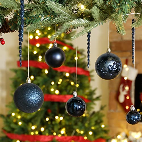 45pcs Christmas Ball Ornaments for Christmas Trees Decorations