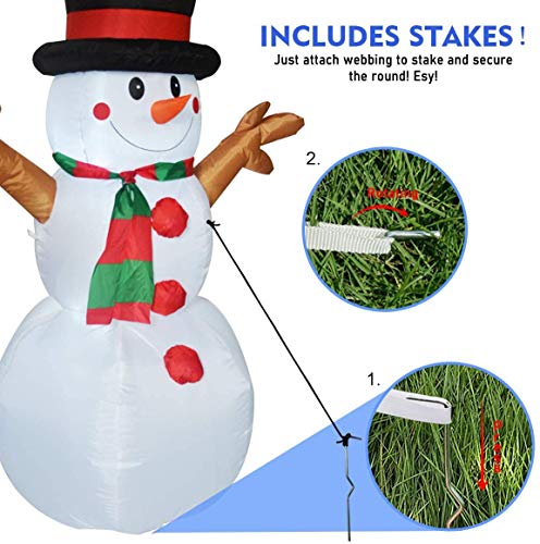 5 Ft Inflatable Snowman Christmas Decoration