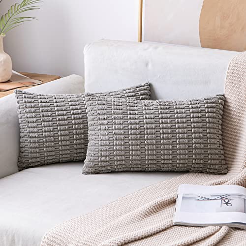 Pack of 2 Decorative Fall Throw Pillow Covers 18x18 Inch Pillow for Sofa Living Room Couch Bed