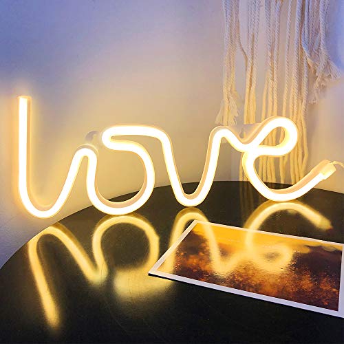 Love Neon Sign USB or Battery Powered Night Light