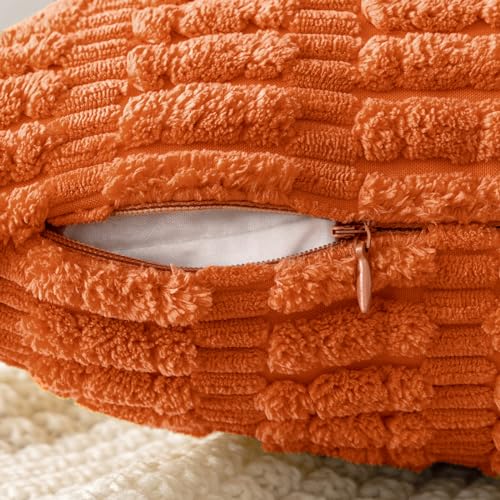 Pack of 2 Decorative Fall Throw Pillow Covers 18x18 Inch Pillow for Sofa Living Room Couch Bed