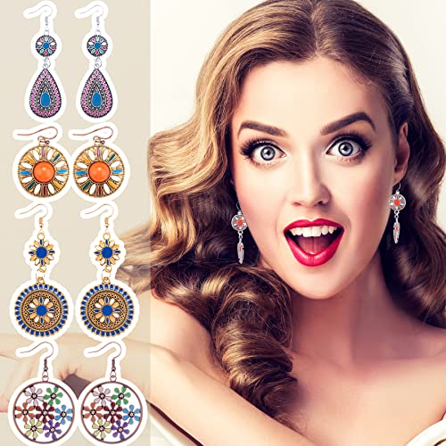 20 Pairs Bohemian Earrings Vintage Set for Women