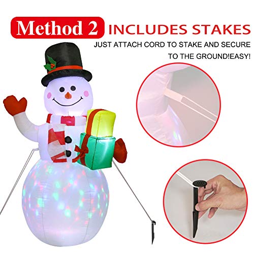 5ft Christmas Snowman Inflatable Decoration