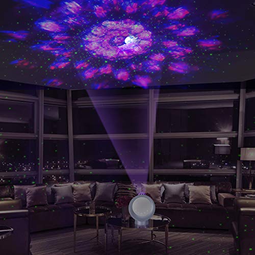 LED Sky Projector Light, Galaxy Lighting, Nebula Star Night Lamp w/ Base & Remote Control