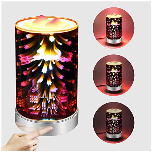 3D Glass Wax Warmer w/ Touch Dimming Control