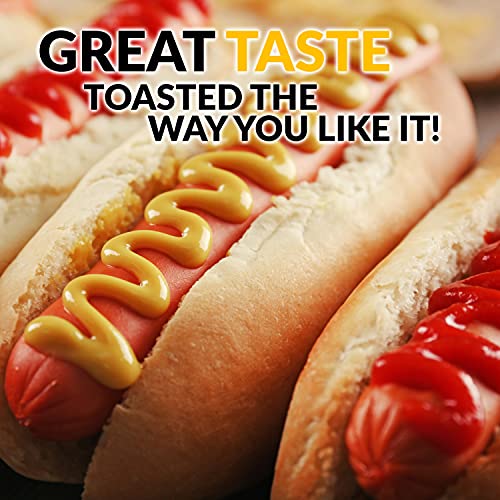 Pop-Up 2 Hot Dog & Bun Toaster w/ Mini Tongs