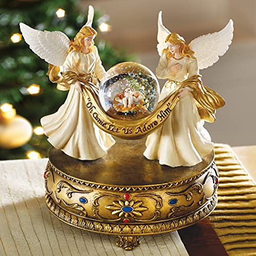 Musical Angels Snow Globe for  Christmas Decoration