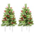 30 inch Prelit 2 Set Pathway Porch Christmas Trees