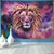 Starry Sky Lion Tapestry for Wall Decoration