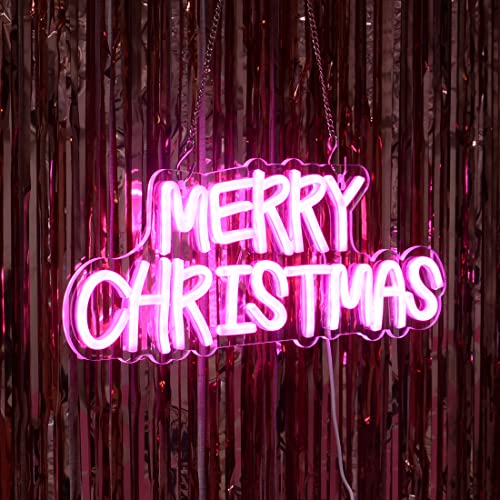 Merry Christmas LED Neon Sign Decoration