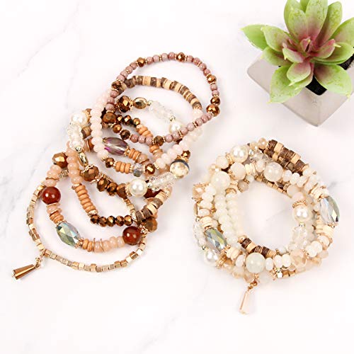 Bead Multi Layer Versatile Statement Bracelets for Women