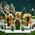 5 Pcs Christmas Village w/ Decorative Fences Entry Gate