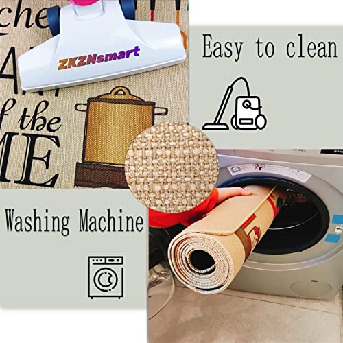 Kitchen Mats Set of 2 Non-Slip Washable