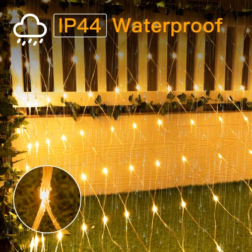 9.8x6.6ft 200 LED Christmas Net Lights