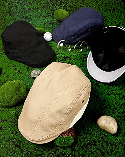 4 Pieces Newsboy Hats for Men Cabbie Cap Newsboy