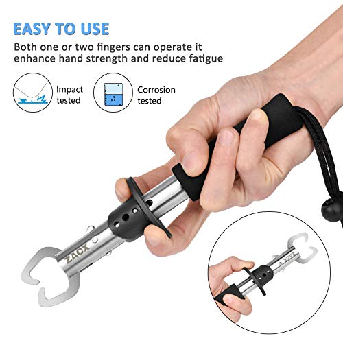 Fish Lip Gripper Upgraded Multi-Function Fishing Pliers Hook Remover