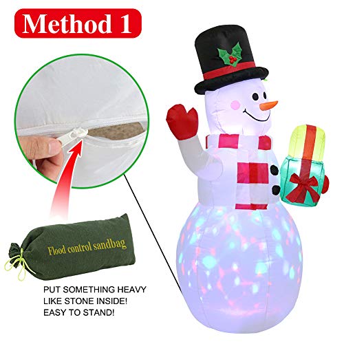 5ft Christmas Snowman Inflatable Decoration