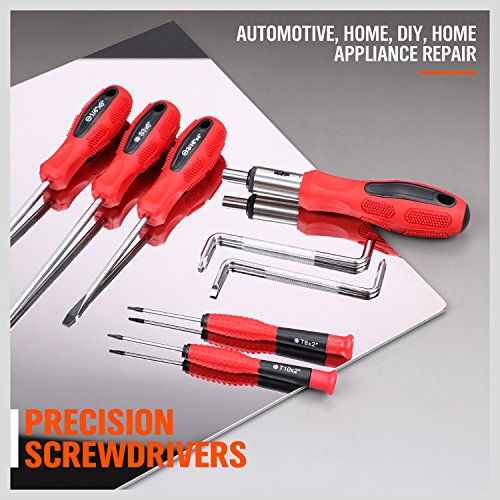 101-Piece Magnetic Screwdriver Set w/ Plastic Racking