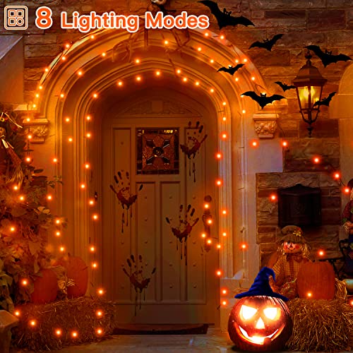 60 FT 180 LED Halloween Lights Decorations Lights