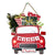 Christmas Red Truck Sign/Wreath w/ LEDs