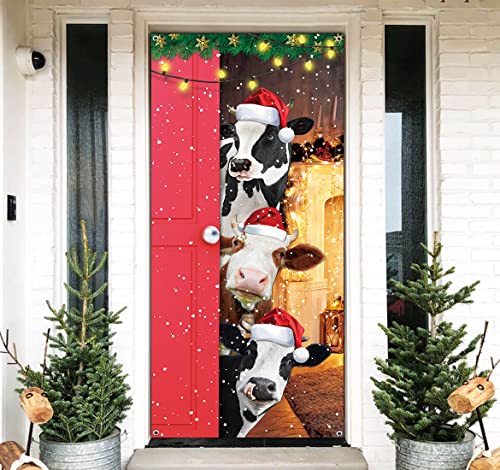 Cute  Christmas Door Cover  Decorations