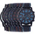 8 Assorted Men's Sports Silicon  Wrist Watches