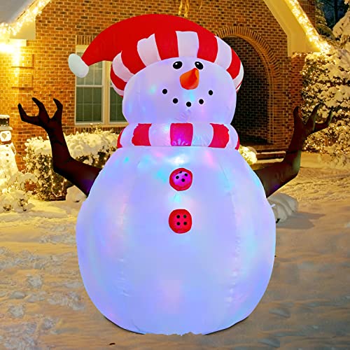 5 FT Christmas Inflatable Snowman w/ LEDs