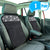 2 Pcs Bling Car Seat Covers Back Cushion Breathable Leather Mesh Protector