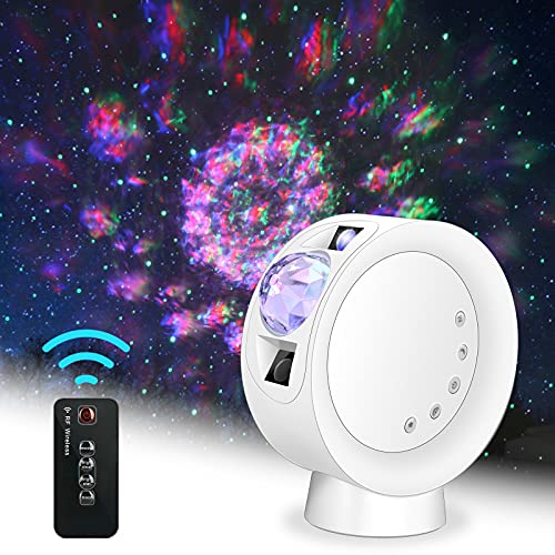 LED Sky Projector Light, Galaxy Lighting, Nebula Star Night Lamp w/ Base & Remote Control