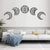 Moon Appearance Wall Art Decoration  (5 Pieces)