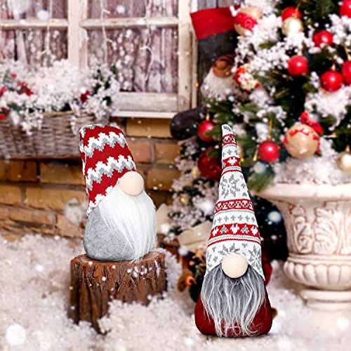 Set of 3 Christmas Gnomes Plush Decorations