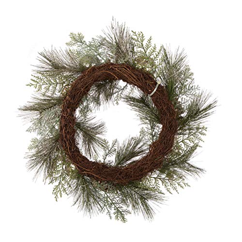 24 Inch Prelit Christmas Wreath Decoration