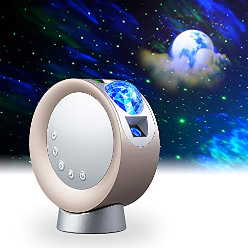 LED Sky Projector Light, Galaxy Lighting, Nebula Star Night Lamp w/ Base & Remote Control