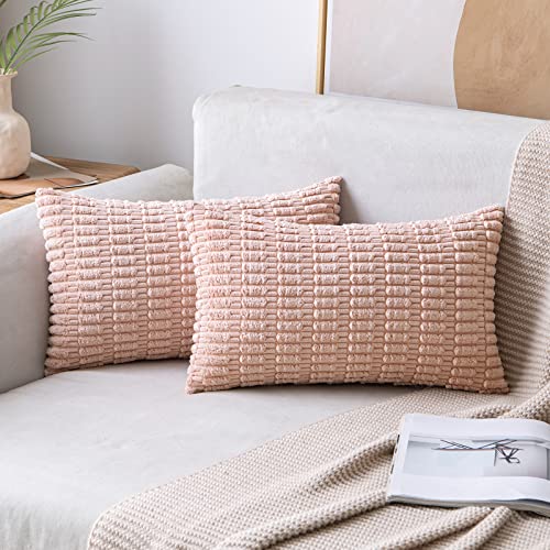 Pack of 2 Decorative Fall Throw Pillow Covers 18x18 Inch Pillow for Sofa Living Room Couch Bed