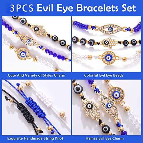 Evil Eye Bracelets Best Friend Bracelets Matching Couple Bracelet for Relationship