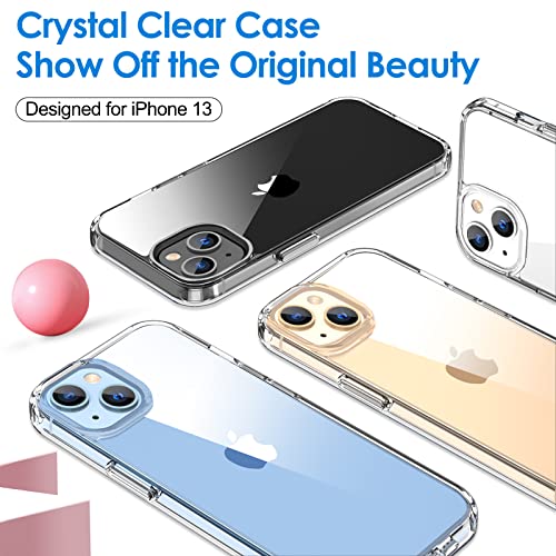 Slim Case for iPhone 13 Soft Liquid Silicone Gel Rubber Bumper, Anti-Scratch Microfiber Lining