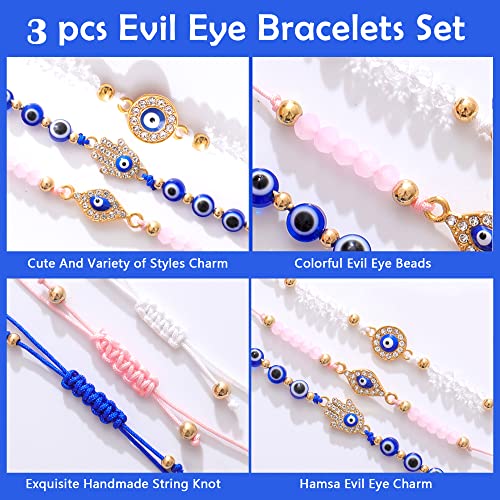 Evil Eye Bracelets Best Friend Bracelets Matching Couple Bracelet for Relationship