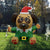 4.3 FT Christmas Inflatable Dog w/ Built-in LEDs