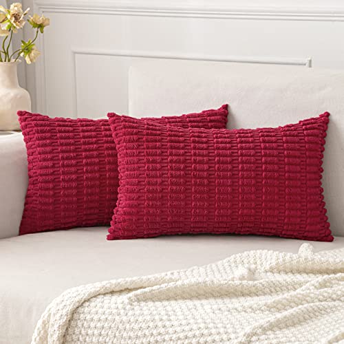 Pack of 2 Decorative Fall Throw Pillow Covers 18x18 Inch Pillow for Sofa Living Room Couch Bed