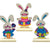 3PCS Easter Wooden Bunny Centerpiece Table Sign Decoration