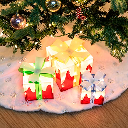 Christmas Lighted Boxes Decoration