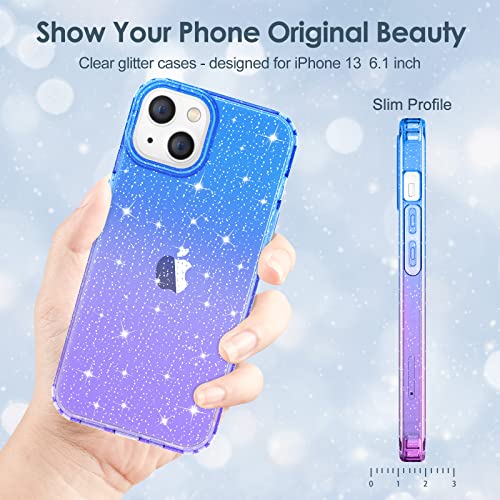 Slim Case for iPhone 13 Soft Liquid Silicone Gel Rubber Bumper, Anti-Scratch Microfiber Lining