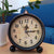 Vintage Alarm Clock, Analog Silent Small Desk Clock Battery Operated