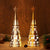 11.6 Inch Lighted Star Cone Tree for Christmas Decorations