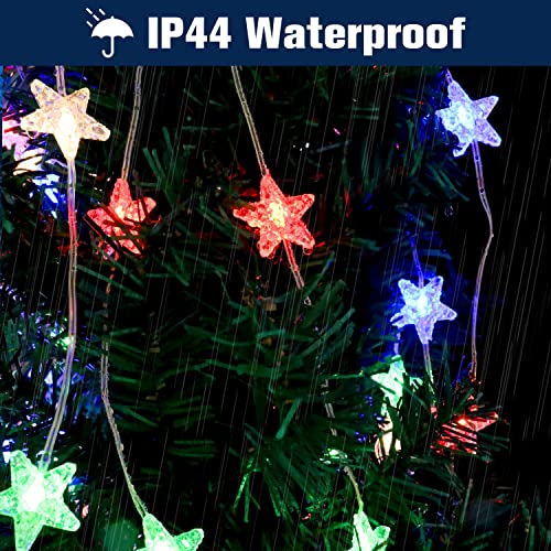 320 LEDs Christmas Decorations Star String Lights