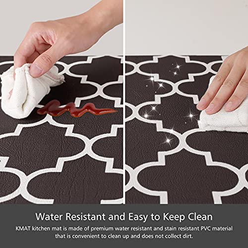 [2 PCS] Kitchen Cushioned Anti-Fatigue Floor Mat, Heavy Duty PVC Ergonomic