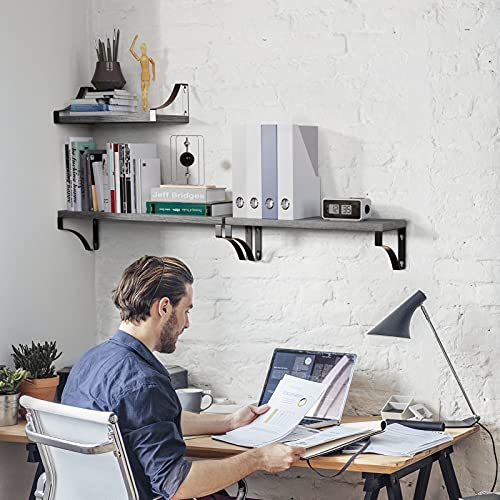 Floating Shelves Wall Mounted Set of 3