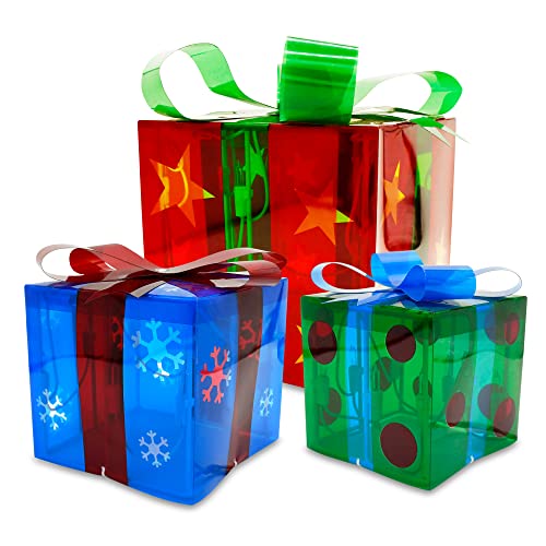 Christmas Lighted Boxes Decoration